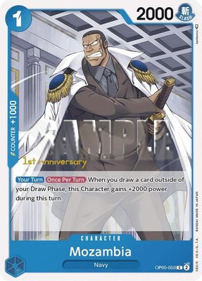 Mozambia, Awakening of the New Era: 1st Anniversary Tournament Cards