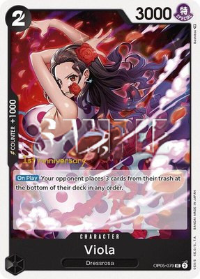 Viola, Awakening of the New Era: 1st Anniversary Tournament Cards