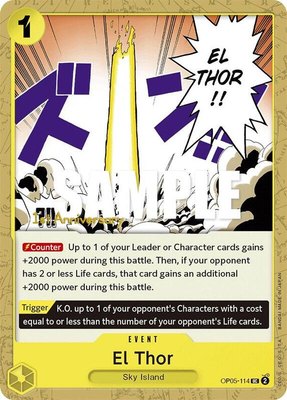 El Thor, Awakening of the New Era: 1st Anniversary Tournament Cards