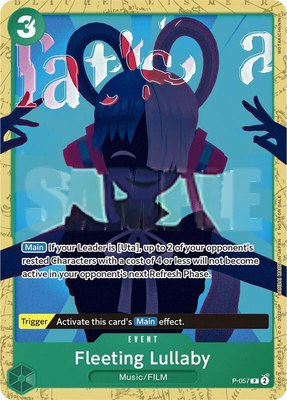Fleeting Lullaby (Starter Deck 11: Uta Deck Battle), One Piece Promotion Cards