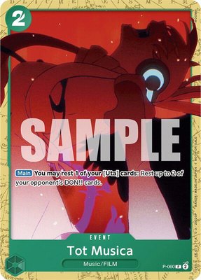 Tot Musica (Starter Deck 11: Uta Deck Battle), One Piece Promotion Cards