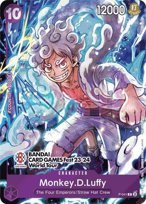 Monkey.D.Luffy (041) (BANDAI CARD GAMES Fest 23-24 World Tour), One Piece Promotion Cards