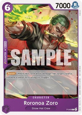 Roronoa Zoro (OP-06 Pre-Release Tournament) [Participant], One Piece Promotion Cards