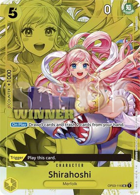 Shirahoshi (Winner Pack Vol. 6), One Piece Promotion Cards
