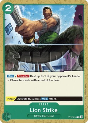 Lion Strike, Starter Deck 12: Zoro and Sanji