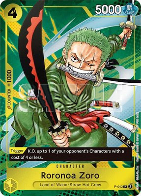 Roronoa Zoro (Event Pack Vol. 3), One Piece Promotion Cards