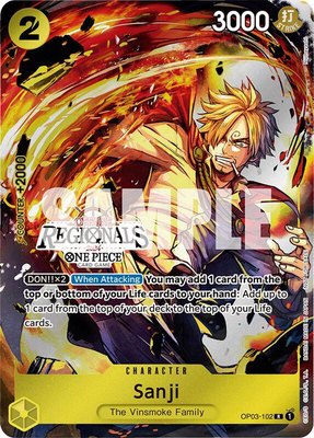 Sanji (Offline Regional 2024) [Participant], One Piece Promotion Cards