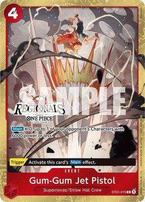 Gum-Gum Jet Pistol (Offline Regional 2024) [Participant], One Piece Promotion Cards