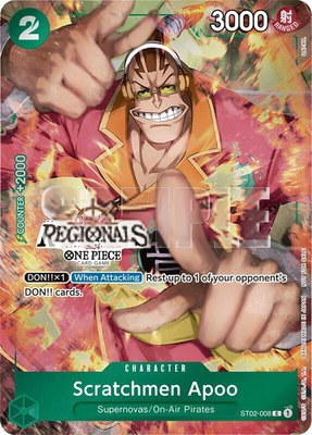 Scratchmen Apoo (Offline Regional 2024) [Participant], One Piece Promotion Cards