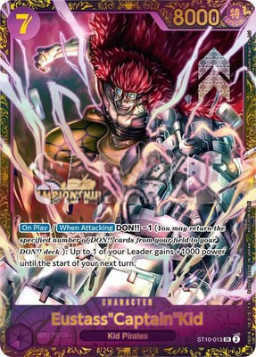 Eustass"Captain"Kid, One Piece Promotion Cards