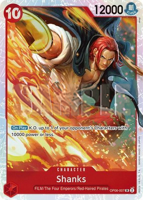 Shanks, Wings of the Captain