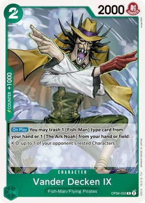 Vander Decken IX, Wings of the Captain