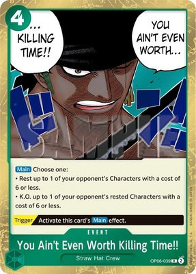 You Ain't Even Worth Killing Time!!, Wings of the Captain