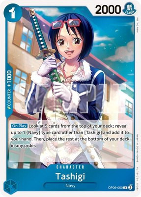 Tashigi, Wings of the Captain