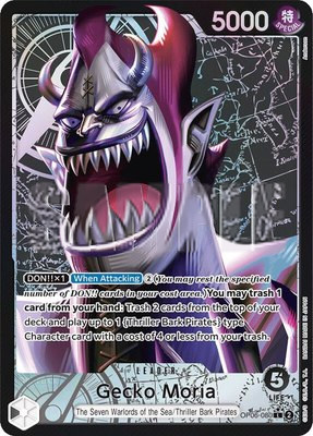 Gecko Moria (080) (Alternate Art), Wings of the Captain