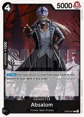 Absalom, Wings of the Captain