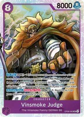 Vinsmoke Judge, Wings of the Captain
