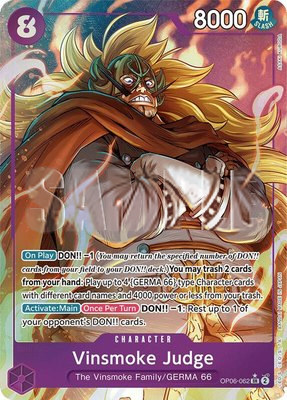 Vinsmoke Judge (Alternate Art), Wings of the Captain
