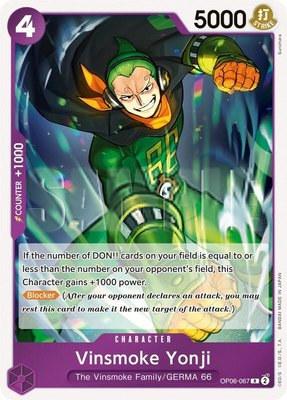Vinsmoke Yonji (067), Wings of the Captain