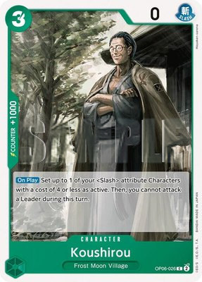 Koushirou, Wings of the Captain