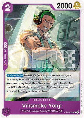 Vinsmoke Yonji (066), Wings of the Captain