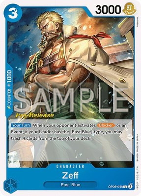 Zeff, Wings of the Captain Pre-Release Cards