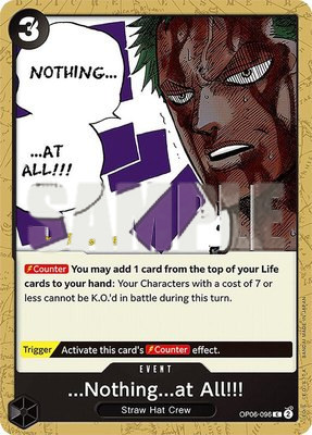 ...Nothing...at All!!!, Wings of the Captain Pre-Release Cards