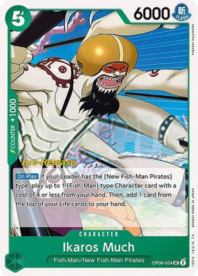 Ikaros Much, Wings of the Captain Pre-Release Cards