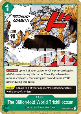 The Billion-fold World Trichiliocosm, Wings of the Captain Pre-Release Cards