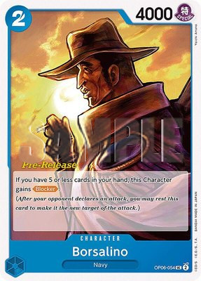 Borsalino, Wings of the Captain Pre-Release Cards