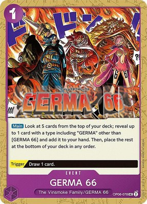 GERMA 66, Wings of the Captain Pre-Release Cards
