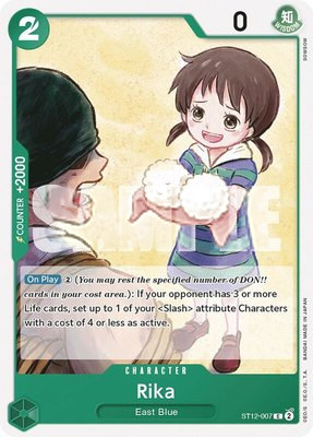 Rika, Starter Deck 12: Zoro and Sanji