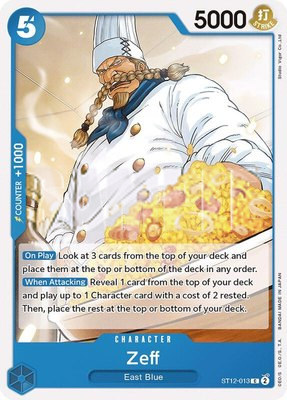 Zeff, Starter Deck 12: Zoro and Sanji