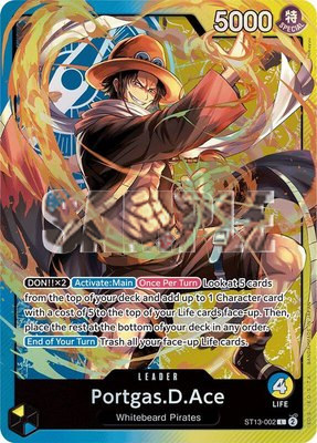 Portgas.D.Ace (002), Ultra Deck: The Three Brothers