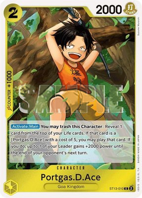 Portgas.D.Ace (010), Ultra Deck: The Three Brothers