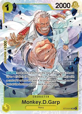 Monkey.D.Garp, Ultra Deck: The Three Brothers