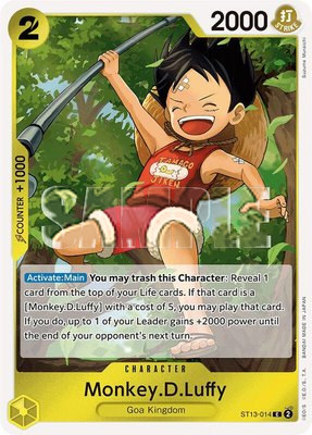 Monkey.D.Luffy (014), Ultra Deck: The Three Brothers