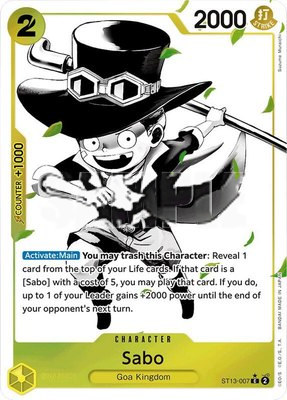 Sabo (007) (Parallel), Ultra Deck: The Three Brothers