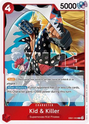 Kid & Killer, Extra Booster: Memorial Collection