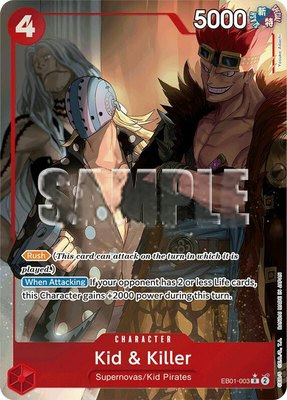 Kid & Killer (Alternate Art), Extra Booster: Memorial Collection