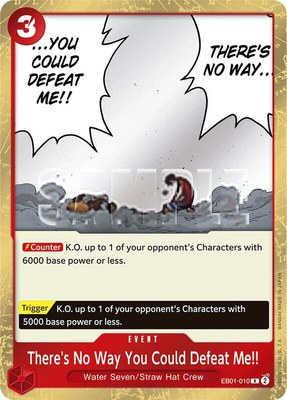 There's No Way You Could Defeat Me!!, Extra Booster: Memorial Collection