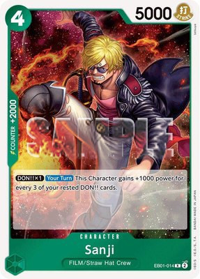 Sanji, Extra Booster: Memorial Collection