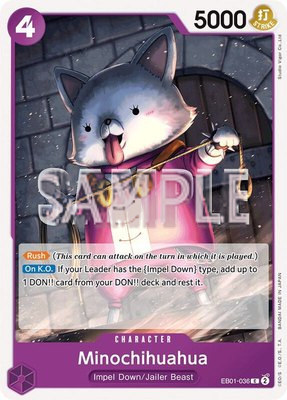 Minochihuahua, Extra Booster: Memorial Collection