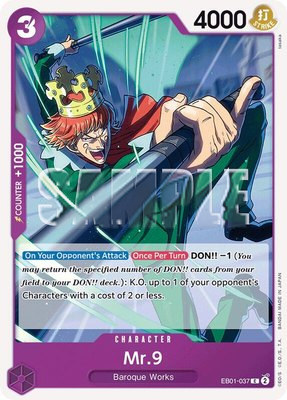 Mr. 9, Extra Booster: Memorial Collection