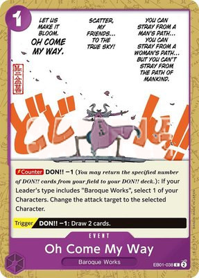 Oh Come My Way, Extra Booster: Memorial Collection