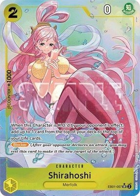 Shirahoshi (Alternate Art), Extra Booster: Memorial Collection