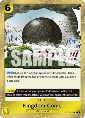 Kingdom Come, Extra Booster: Memorial Collection