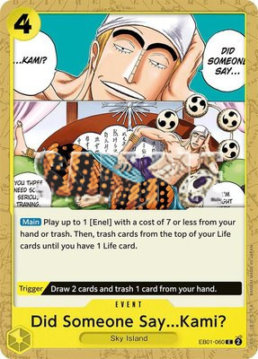 Did Someone Say...Kami?, Extra Booster: Memorial Collection