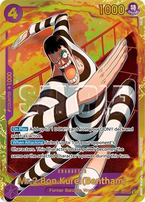 Mr.2.Bon.Kurei (Bentham), Extra Booster: Memorial Collection
