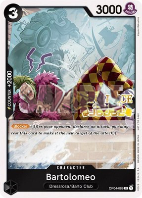 Bartolomeo (Judge Pack Vol. 3), One Piece Promotion Cards
